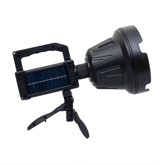 Lanterna cu incarcare solara, 6 moduri de iluminat, USB si trepied W5111 / ZTS 8202