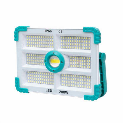 Proiector led cu incarcare solara si USB, 200W, 280 leduri, panou incorporabil / ZTS 8212