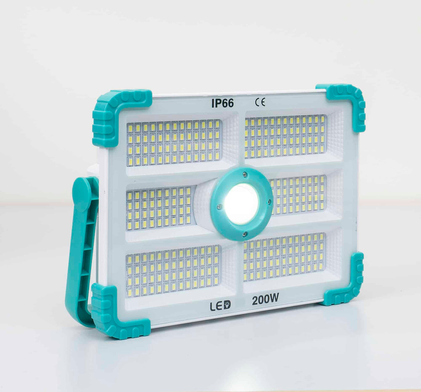 Proiector led cu incarcare solara si USB, 200W, 280 leduri, panou incorporabil / ZTS 8212