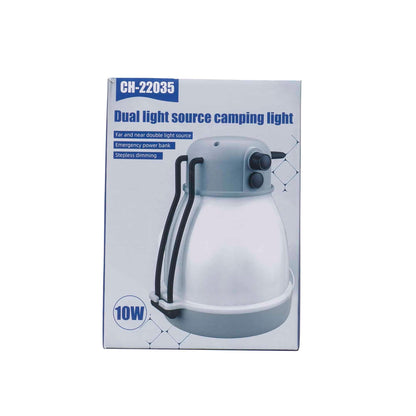 Felinar, 5 moduri de intensitate a luminii, putere 10W, gri / ZTS 8218