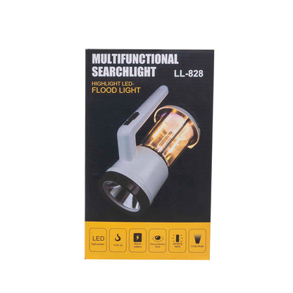 Lanterna si felinar, 2 in 1 Z-TOOLS, 6 tipuri de lumina, USB, LL-828, alb / ZTS 8219