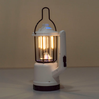 Lanterna si felinar, 2 in 1 Z-TOOLS, 6 tipuri de lumina, USB, LL-828, alb / ZTS 8219