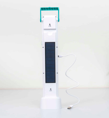 Lampa led, 6 moduri de intensitate a luminii, incarcare solara plus USB, putere 200W, IP44 / ZTS 8228