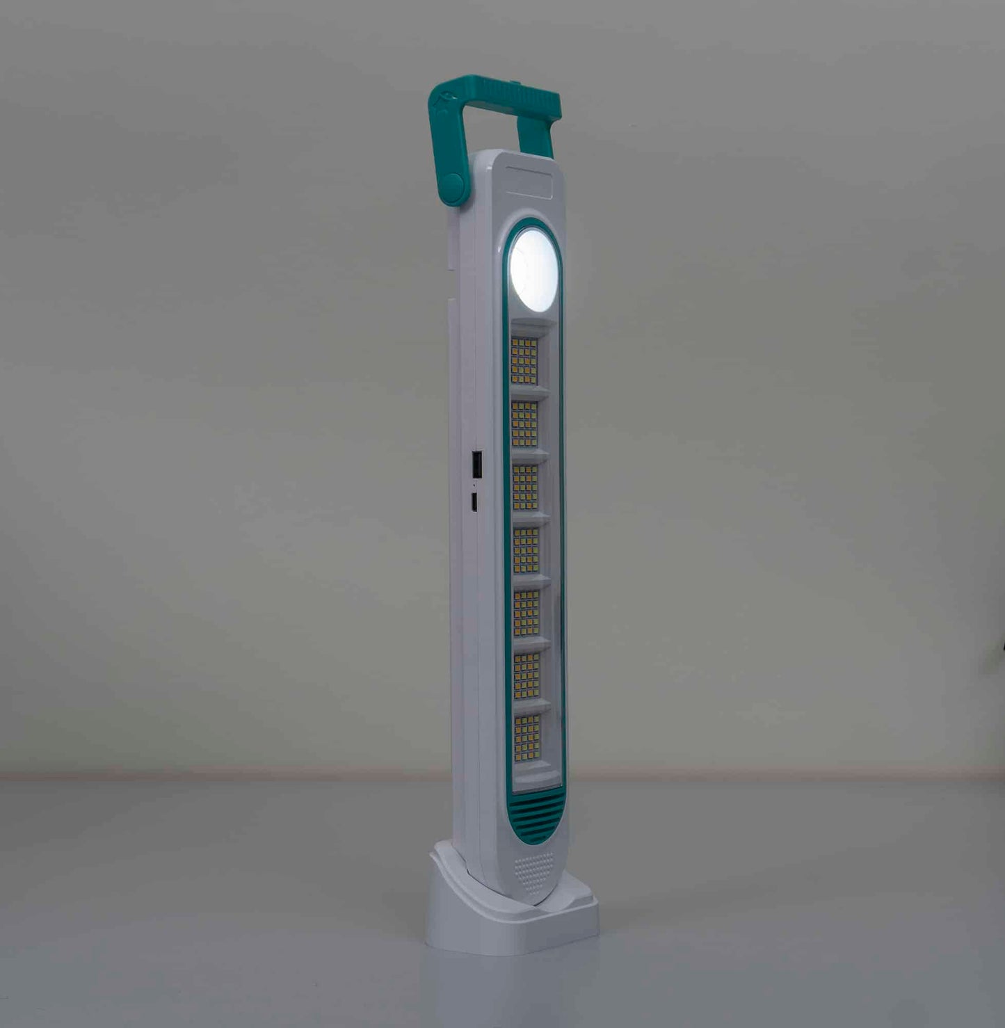 Lampa led, 6 moduri de intensitate a luminii, incarcare solara plus USB, putere 200W, IP44 / ZTS 8228