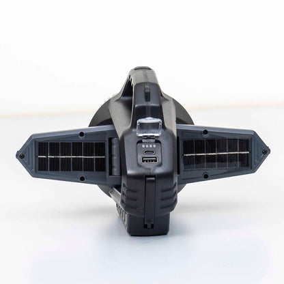 Lanterna led, portabila cu agatatoare, incarcare solara si USB, lungime 19cm / ZTS 8229