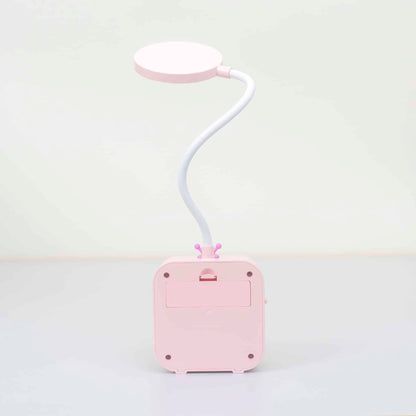 Lampa de birou pentru copii, 3 tipuri de lumina, model televizor, roz / ZTS 8233