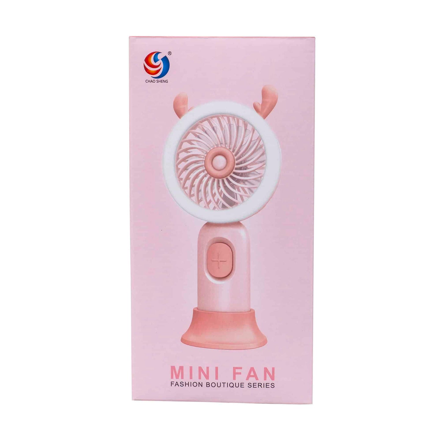 Ventilator de mana, alimentare USB, 3.7w, 3 viteze si suport, verde / ZTS 8241