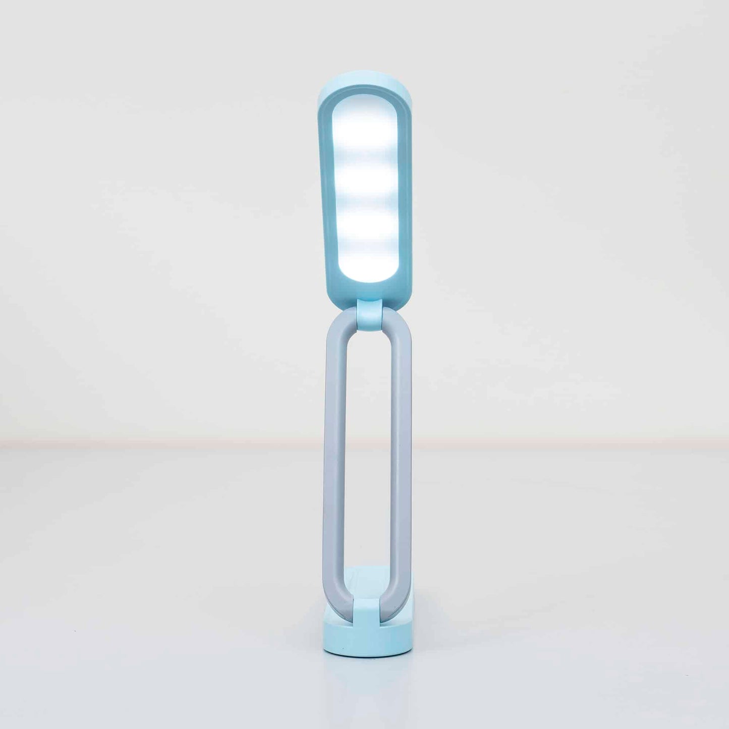 Lampa pentru birou, pliabila si portabila, 3 tipuri de lumina, putere 3W, touch, USB, bleu / ZTS 8245