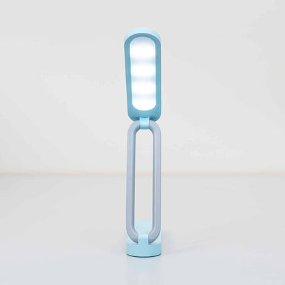 Lampa pentru birou, pliabila si portabila, 3 tipuri de lumina, putere 3W, touch, USB, bleu / ZTS 8245