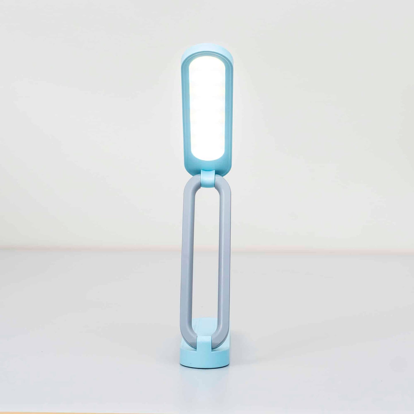 Lampa pentru birou, pliabila si portabila, 3 tipuri de lumina, putere 3W, touch, USB, bleu / ZTS 8245