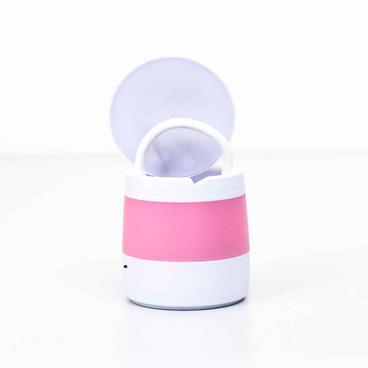Lampa de birou pentru copii, 4 tipuri de lumina, model lumina floare, roz / ZTS 8246
