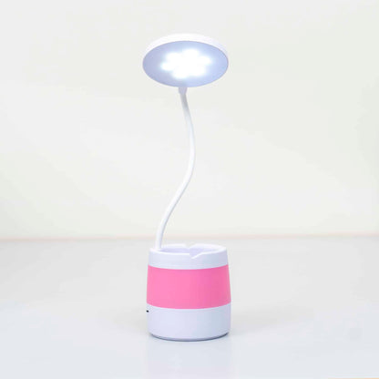 Lampa de birou pentru copii, 4 tipuri de lumina, model lumina floare, roz / ZTS 8246