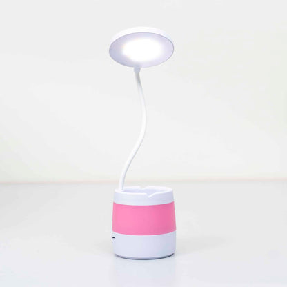 Lampa de birou pentru copii, 4 tipuri de lumina, model lumina floare, roz / ZTS 8246