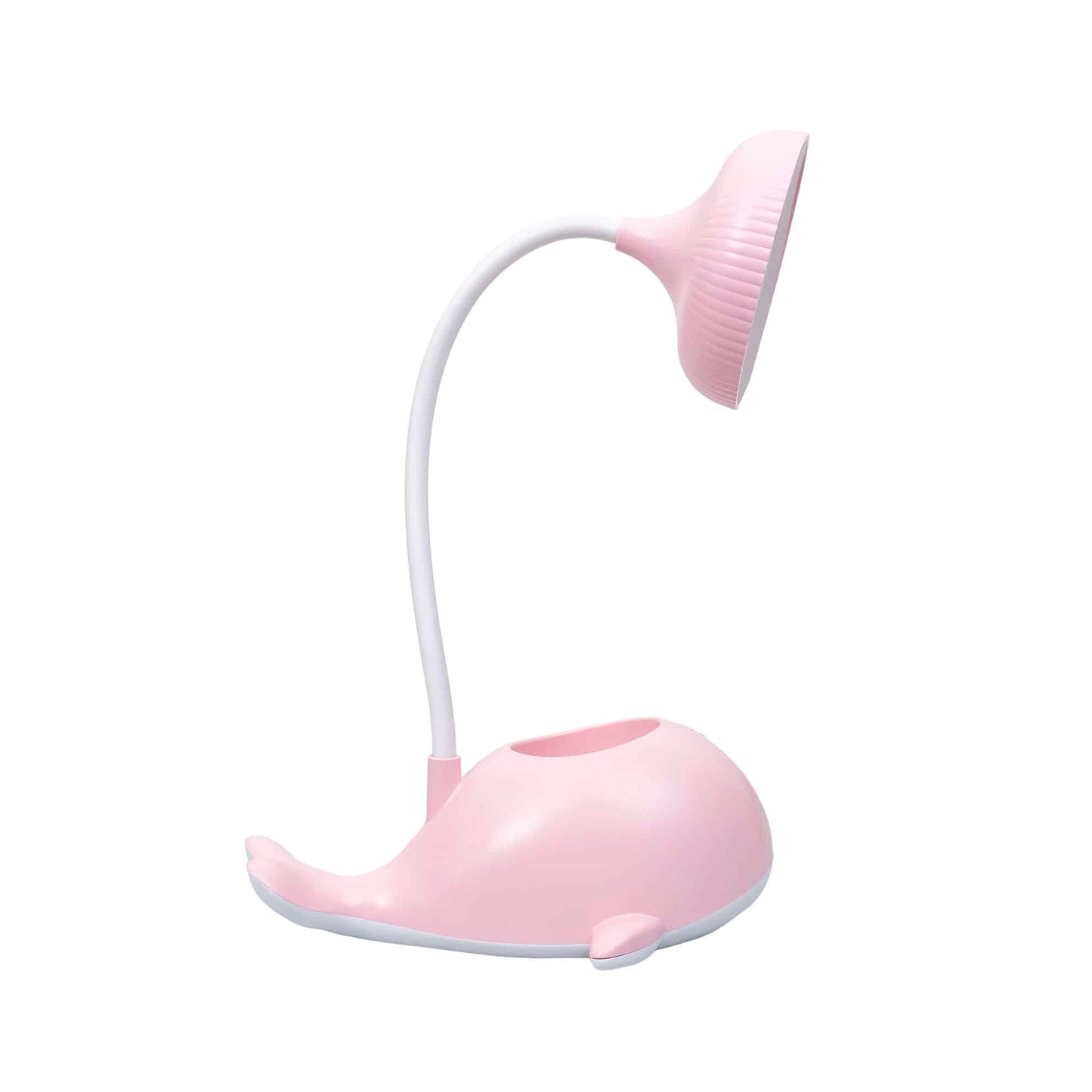 Lampa de birou pentru copii, 3 tipuri de lumina, putere 3W, model delfin roz / ZTS 8247