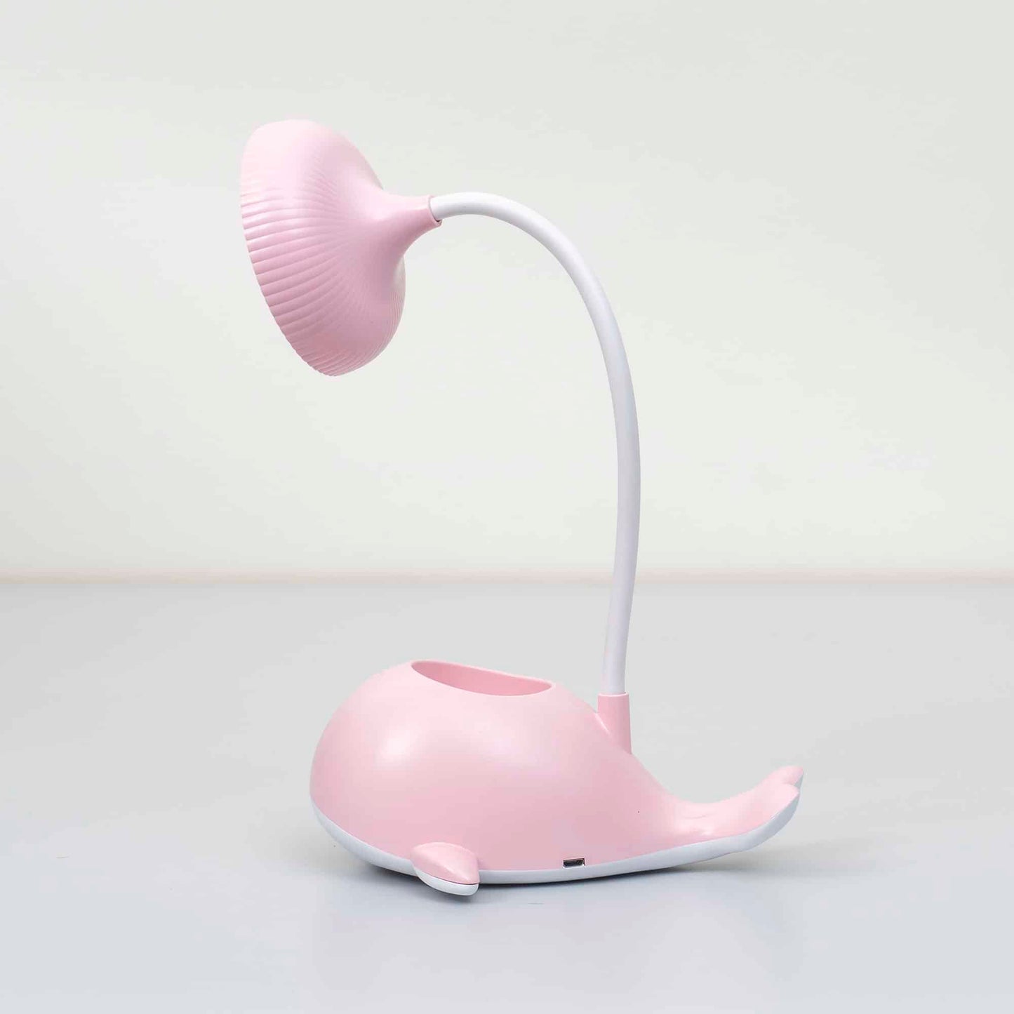 Lampa de birou pentru copii, 3 tipuri de lumina, putere 3W, model delfin roz / ZTS 8247