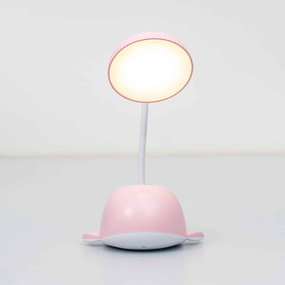 Lampa de birou pentru copii, 3 tipuri de lumina, putere 3W, model delfin roz / ZTS 8247