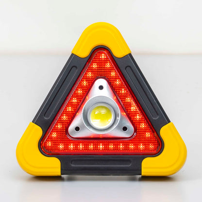 Triunghi reflectorizant 5 moduri de avertizare, incarcare solara/ USB / ZTS 8248