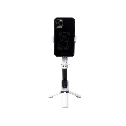 Selfie stick si trepied, telescopic, telecomanda bluetooth, super mini alb Z-TOOLS / ZTS 8250