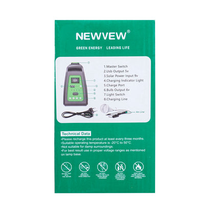 Kit lanterna cu panou solar plus 3 becuri LED Z-TOOLS / ZTS 8258