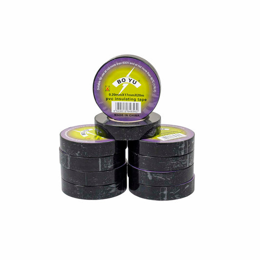 Set 10 bucati banda de izolat fire 0.2x1.7mm, 20m negru Z-TOOLS / ZTS 8267N_10