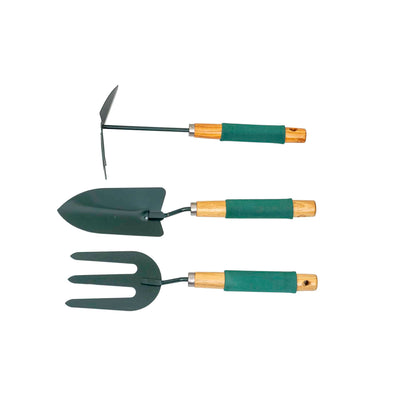 Set 3 ustensile de gradina pentru plantat, maner SOFT verde Z-TOOLS / ZTS 8272