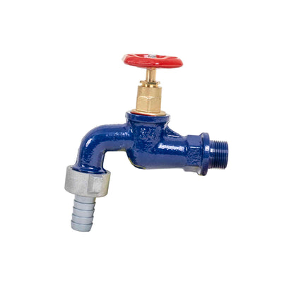 Robinet dublu, din fonta 3/4 albastru Z-TOOLS / ZTS 8370