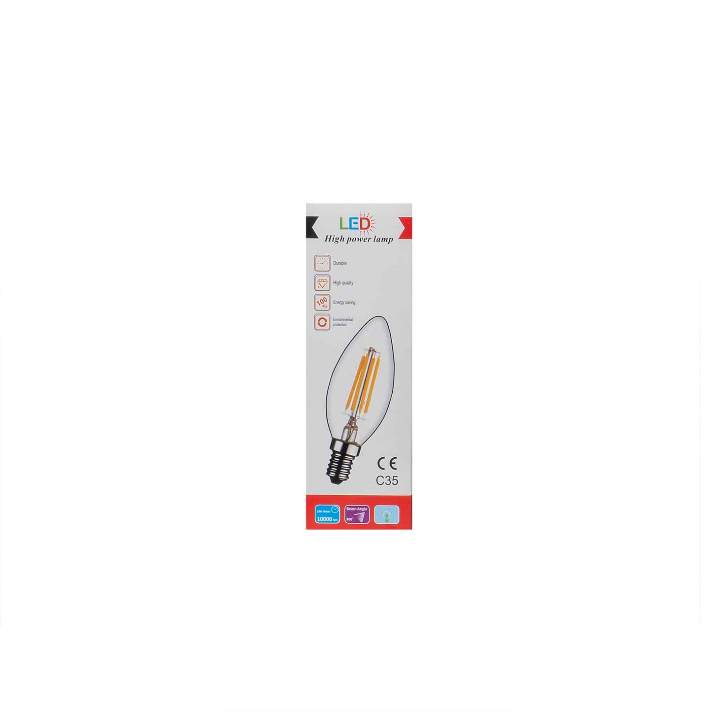 Bec cu LED, E27, putere 4W, model C35, 220V, Z-TOOLS / ZTS 8404