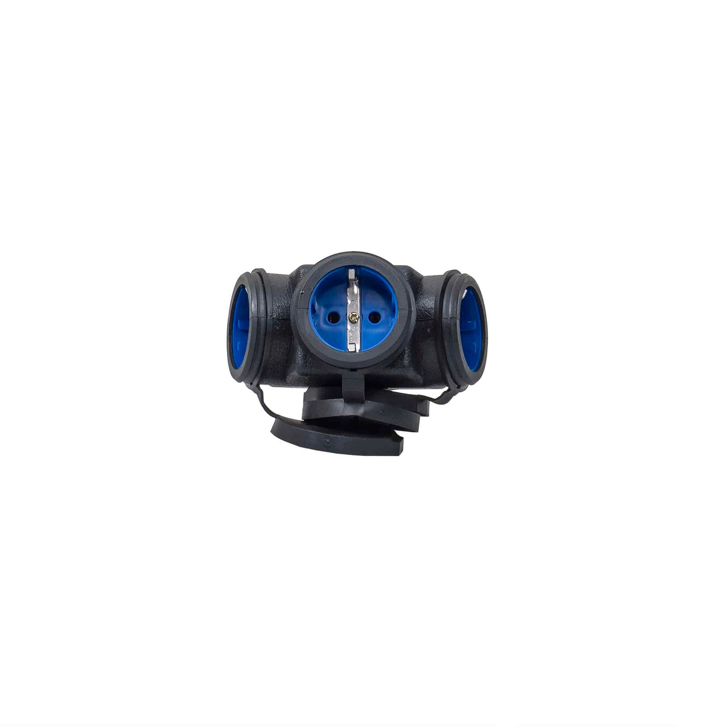 Cupla tripla din cauciuc, 16A, 250V, protectie IP44, Z-TOOLS / ZTS 8412