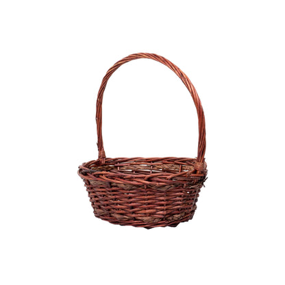 Set 6 cosuri de rachita ovale, maro lucios  / ZTS 8436