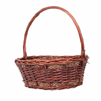 Set 6 cosuri de rachita ovale, maro lucios  / ZTS 8436