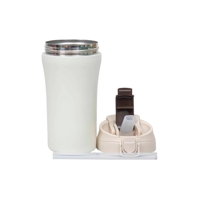 Termos interior inox, capacitate 400ml, inchidere ermetica si pai, alb / ZTS 8439