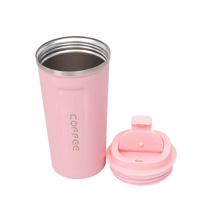 Termos interior inox, capacitate 500ml, inchidere ermetica, roz / ZTS 8441