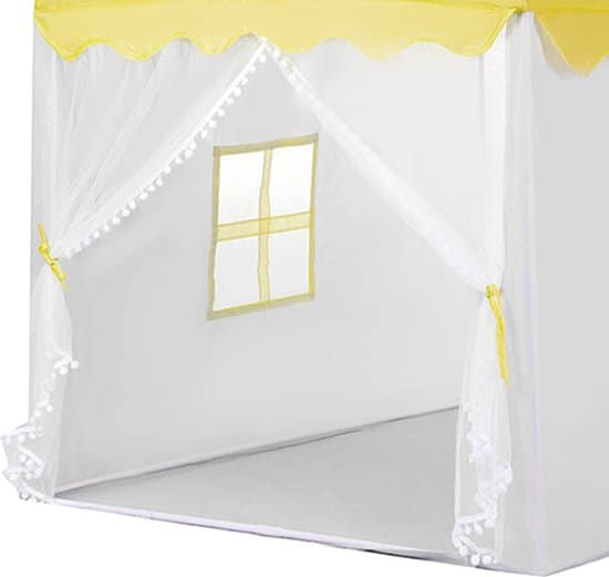 Cort de joaca pentru copii, 125x95x130cm, galben Z-TOOLS / ZTS 8458