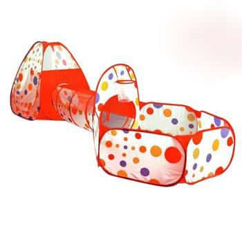 Cort de joaca pentru copii, 3 in 1, portocaliu Z-TOOLS / ZTS 8460