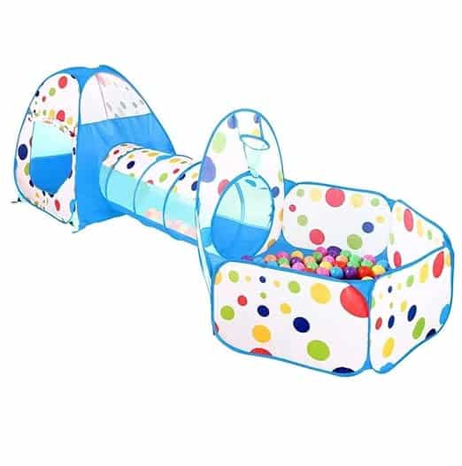 Cort de joaca pentru copii, 3 in 1, albastru Z-TOOLS / ZTS 8461