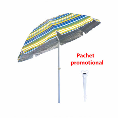 Pachet promo, umbrela pentru protectie solara, diametru 2m ZTS 8486 plus suport tip burghiu alb ZTS 8492 Z-TOOLS / ZTS 8486_2