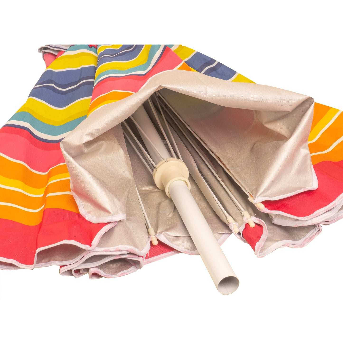 Umbrela pentru protectie solara, structura metalica, cu inclinare si cosulet, diametru 2m Z-TOOLS / ZTS 8487