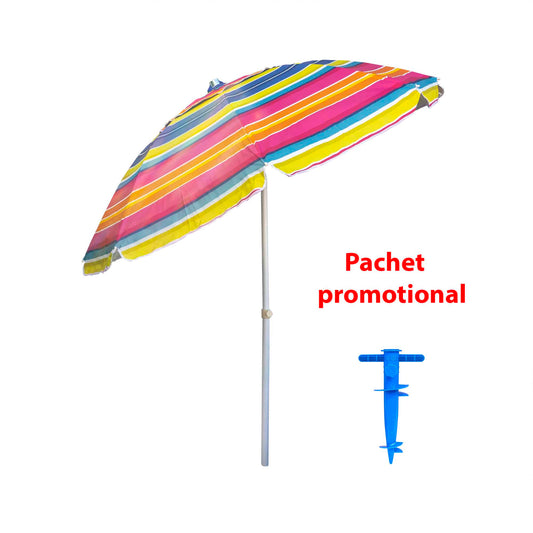 Pachet promo, umbrela pentru protectie solara, diametru 2m ZTS 8487 plus suport tip burghiu albastru ZTS 8493 Z-TOOLS / ZTS 8487_1