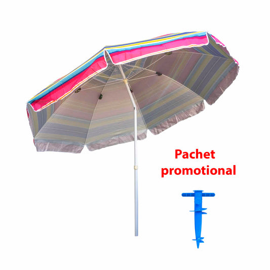 Pachet promo, umbrela pentru protectie solara, diametru 2.4m ZTS 8489 plus suport tip burghiu albastru ZTS 8493 Z-TOOLS / ZTS 8489_1