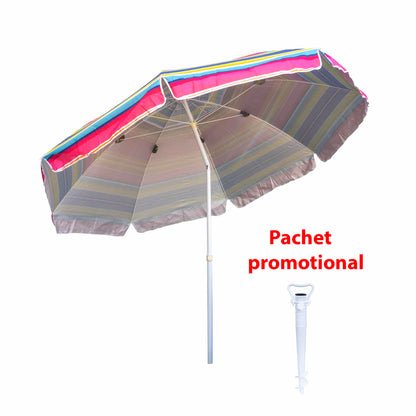 Pachet promo, umbrela pentru protectie solara, diametru 2.4m ZTS 8489 plus suport tip burghiu alb ZTS 8492 Z-TOOLS / ZTS 8489_2