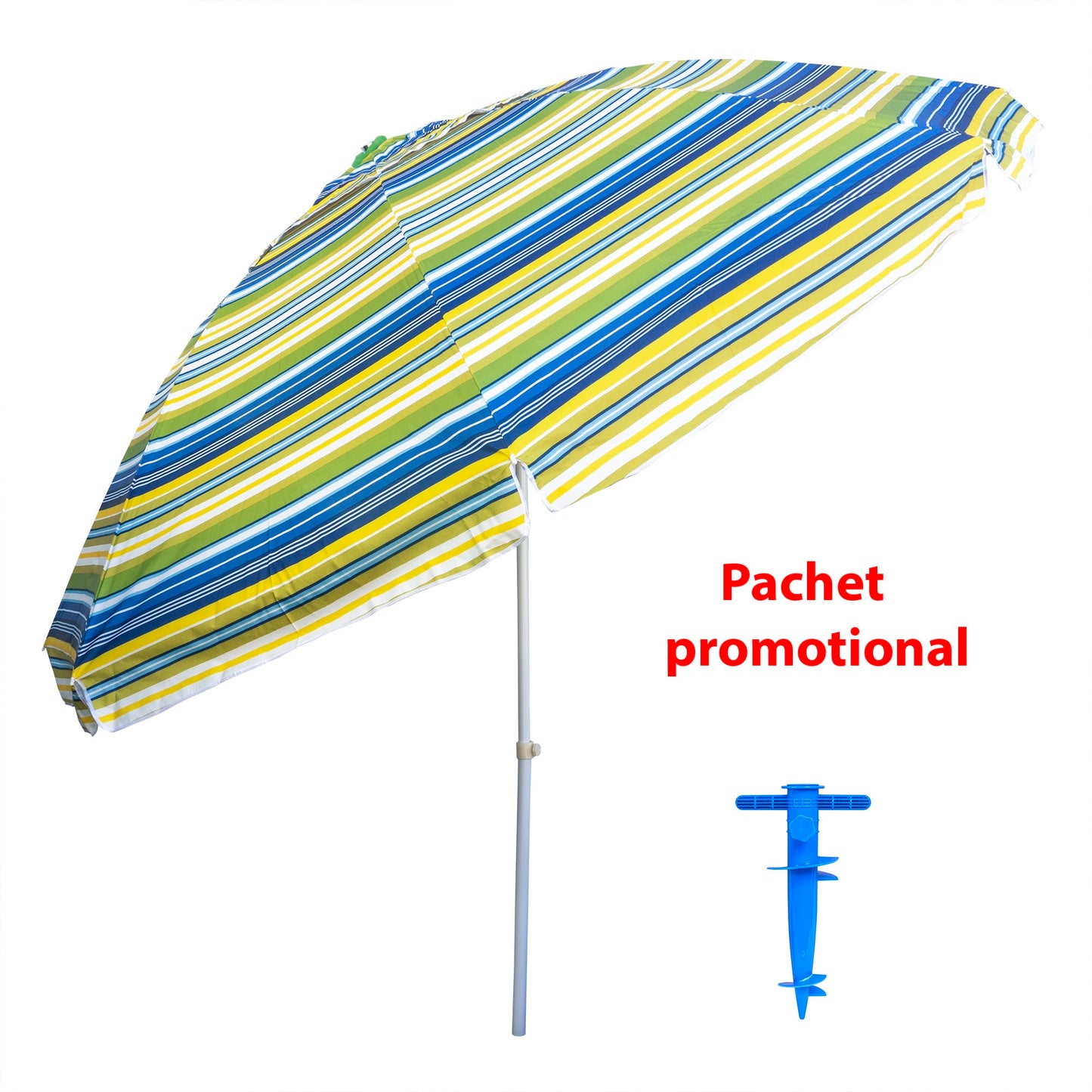 Pachet promo, umbrela pentru protectie solara, diametru 3m ZTS 8490 plus suport tip burghiu albastru ZTS 8493 Z-TOOLS / ZTS 8490_1