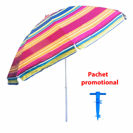 Pachet promo, umbrela pentru protectie solara, diametru 3m ZTS 8491 plus suport tip burghiu albastru ZTS 8493 Z-TOOLS / ZTS 8491_1