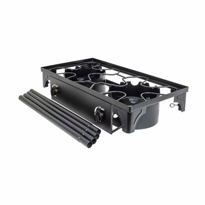 Pirostrie cu suport tip masa, 2 arzatoare x 3 focuri, inaltime 74cm Z-TOOLS / ZTS 8496