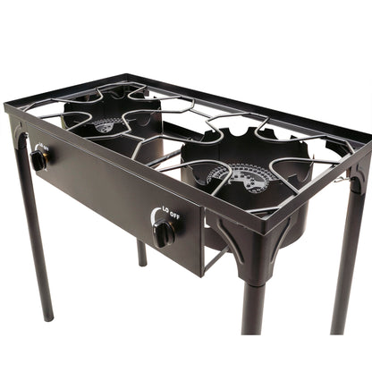 Pirostrie cu suport tip masa, 2 arzatoare x 3 focuri, inaltime 74cm Z-TOOLS / ZTS 8496