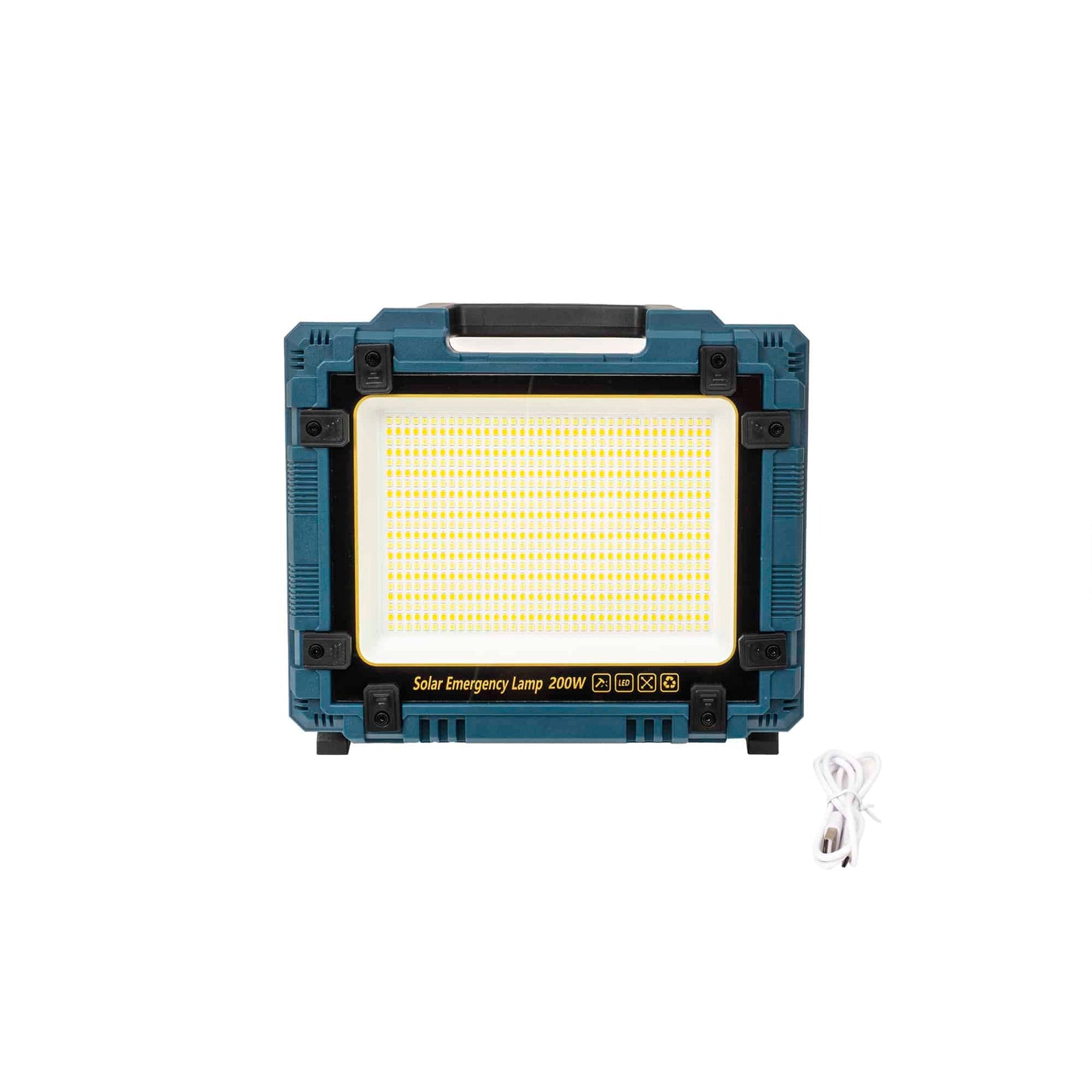 Proiector led cu incarcare solara si USB, 200W, panou incorporabil si detasabil Z-TOOLS / ZTS 8672