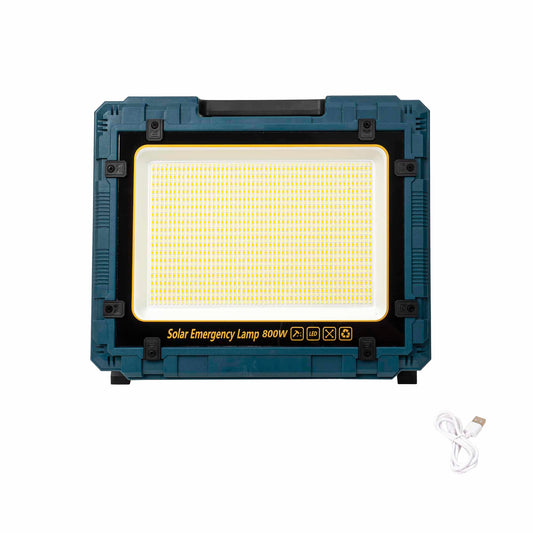 Proiector led cu incarcare solara si USB, 800W, panou incorporabil si detasabil Z-TOOLS / ZTS 8674