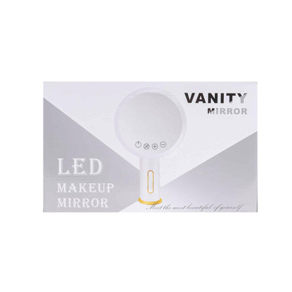 Oglinda pentru make-up cu Led si control Touch, intensitate reglabila, rotativ, diametru 19cm, alb Z-TOOLS / ZTS 8678