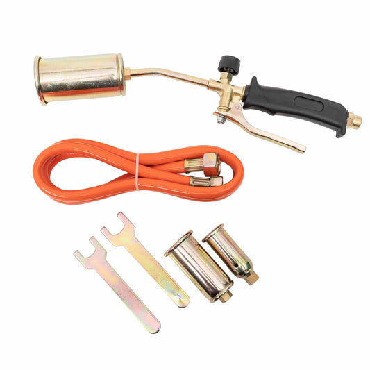 Set arzator cu robiet, 3 capete, plus 1.5m furtun si cheie Z-TOOLS / ZTS 8862