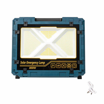 Proiector led cu incarcare solara si USB, 800W, panou incorporabil si detasabil Z-TOOLS / ZTS 8964