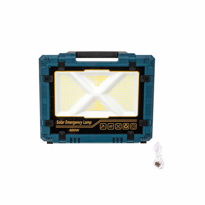 Proiector led cu incarcare solara si USB, 400W, panou incorporabil si detasabil Z-TOOLS / ZTS 8965